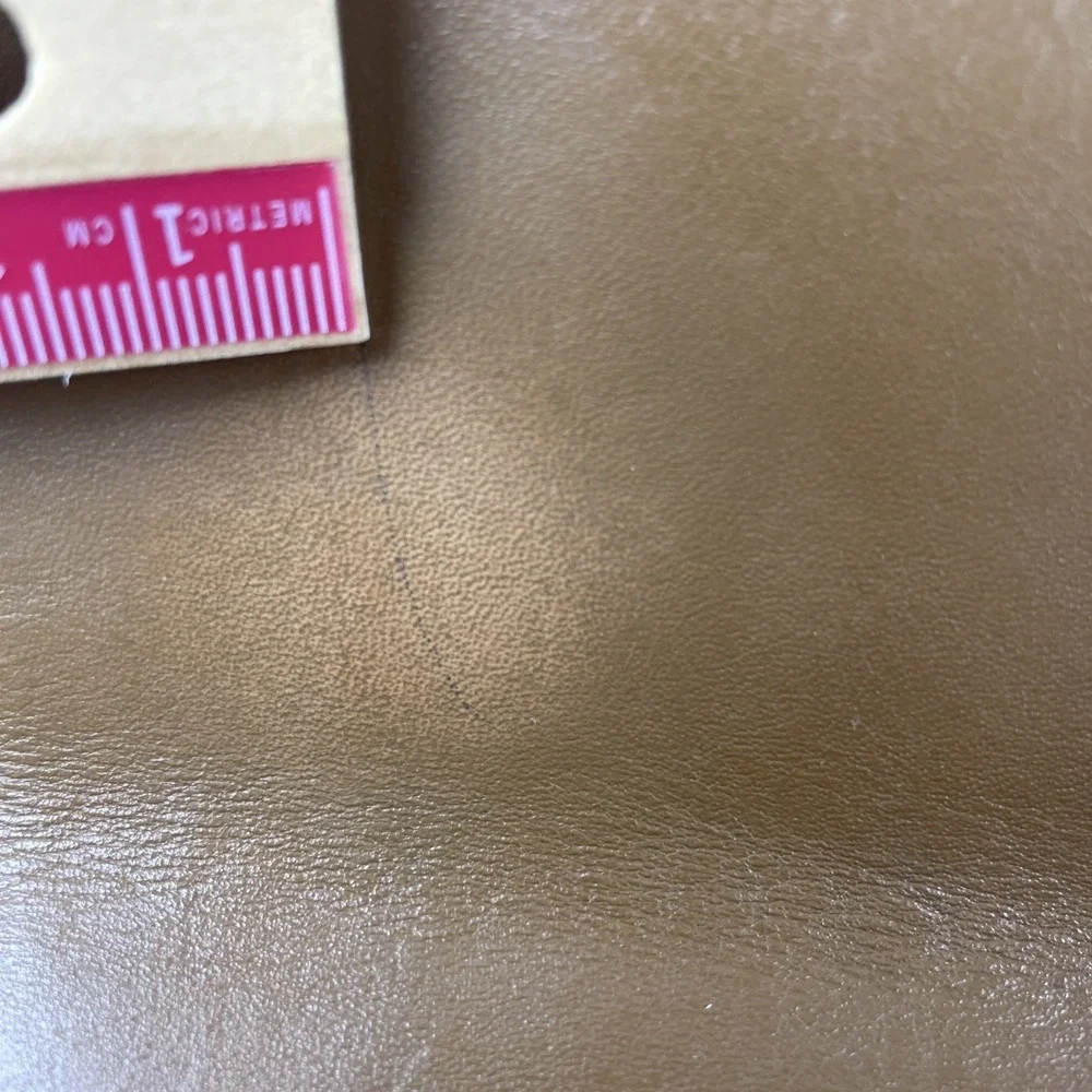 Charles‎ Jourdan Brown Clutch Pouch Bag w Lock Keys Magnetic Zip Closure Japan